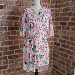 Show Me Your MuMu floral wrap robe O/S